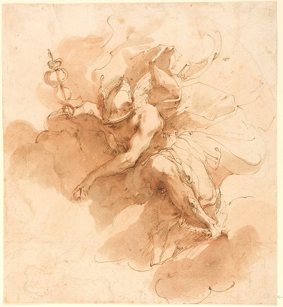 Mercurio seduto sulle nuvole - Museo Nacional del Prado, Madrid